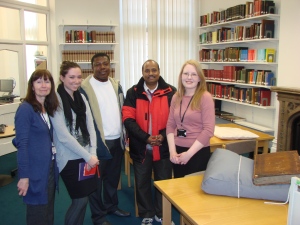 With the Staff of Special Collection Library